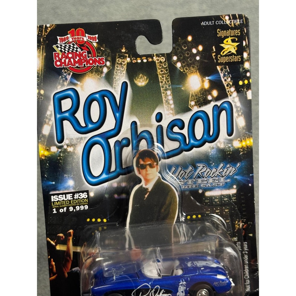 Racing Champions Roy Orbison Hot Rockin Steel Die-Cast Car Issue 36 Blue 1999